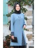 Asya Tesettür Takım - Mavi